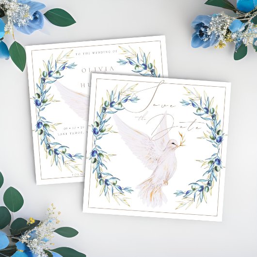 エレガントDove & Olive 離れ Wedding Save the Date