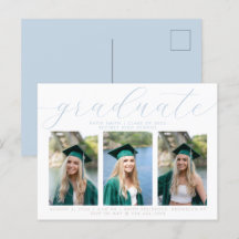 エレガントDusty Blueミニマル卒業式3写真