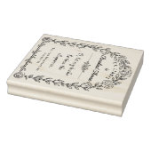 エレガントEx Libris Library引用文植物学 ラバースタンプ (スタンプ)