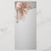 エレガントExvasanzaのメ結婚ニュー・カード メニュー (裏面)