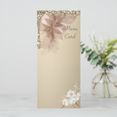 エレガントExvasanzaのメ結婚ニュー・カード メニュー (スタンド正面)