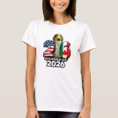 エレガントFIFAワールドカップ2026 Tシャツ (正面)