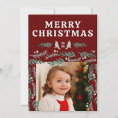 エレガントGarland縁ど Two Photo シーズンカード (正面)