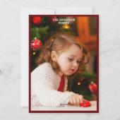 エレガントGarland縁ど Two Photo シーズンカード (裏面)