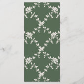 エレガントGreenery Editableのディ結婚ナーメニュー メニュー (裏面)