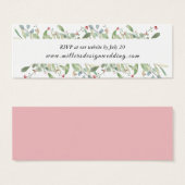 エレガントGreenery Eucalyptus葉の結婚ウェブサイト (正面&裏面)