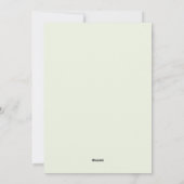 エレガントGreenery Happy Holidays写真 シーズンカード (裏面)