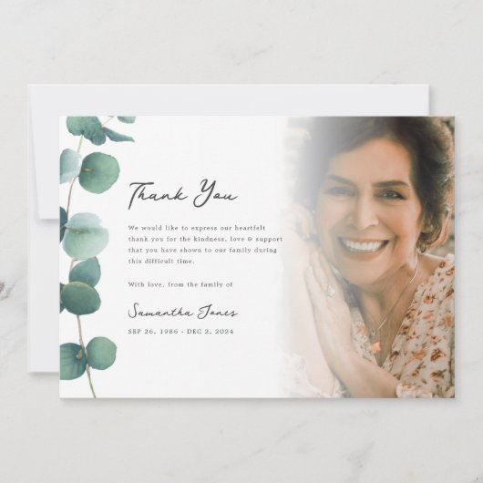 エレガントGreenery Memorial Photo Thank (正面)