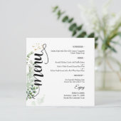 エレガントGreenery Script Roundのフラ結婚ットメニュー メニュー (スタンド正面)