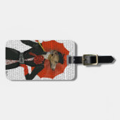 エレガントGreyhoundとRed Ambrother 2 ラゲッジタグ (正面横)