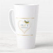 エレガントHealWell & Thrive カフェラテマグ (左アングル)