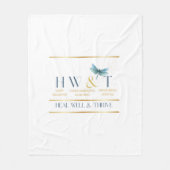 エレガントHealWell & Thrive フリースブランケット (正面)