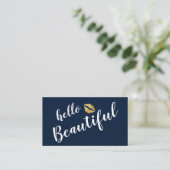 エレガントHello Beautiful Make Up Artist 名刺 (スタンド正面)