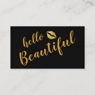 エレガントHello Beautiful Make Up Artist 名刺