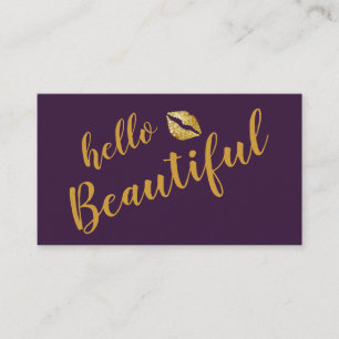 エレガントHello Beautiful Make Up Artist 名刺