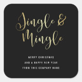 エレガントJingle企業のとMingleパーティー スクエアシール (正面)