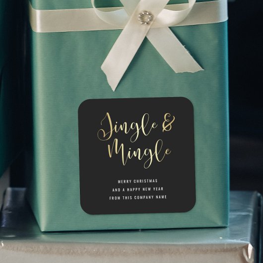 エレガントJingle企業のとMingleパーティー スクエアシール
