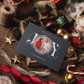 エレガントJOYクリスマスリース葉の果実の写真 シーズンカード