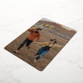 'エレガントJoy'タイポグラフィ 箔シーズンカード (回転した状態)