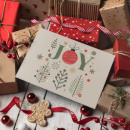 エレガントJoy Christmas Greetingはがき ポストカード