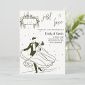 「エレガントJust Love」結婚披露宴 招待状 (スタンド正面)