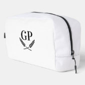 エレガントlaurel crest monogram logo toiletryバッグ ドップキット (右コーナー)