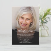 エレガントLife Photoの葬儀お祝い 招待状 (スタンド正面)