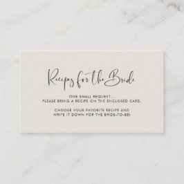 エレガントLight Sageグモダンリーンレシピリクエスト エンクロージャーカード