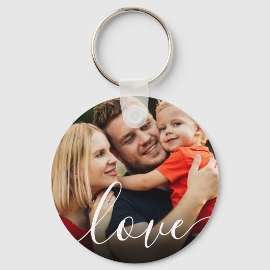 エレガントLove Photoのスクリプト キーホルダー (正面)