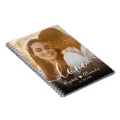 エレガントLove Script Photo結婚's ノートブック (右側)