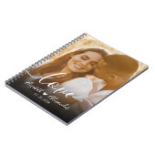 エレガントLove Script Photo結婚's ノートブック (左側)