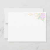 エレガントMagical、およびはっきりしたフローラ・フラット・ノート・カード ノートカード (裏面)