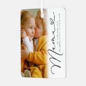 エレガントMama Photo Christmas Metalオーナメント メタルオーナメント (正面左)