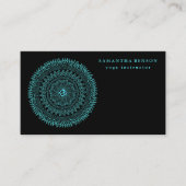エレガントMandala OMロゴヨガ名刺 名刺 (正面)
