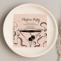 エレガントMartiniドリンク大人の誕生日パーティー大人