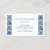 エレガントmediraneanタイル枠名刺 名刺 (裏面)