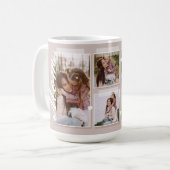 エレガントMom Script Snapshot Mother's Day Photo コーヒーマグカップ (正面左)