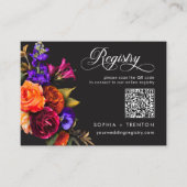 エレガントMoody鮮やか Harvestフローラレジストリ エンクロージャーカード (正面)