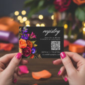 エレガントMoody鮮やか Harvestフローラレジストリ エンクロージャーカード