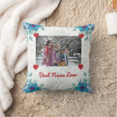 エレガントNana最高の Ever Granda写真ハートフローラ クッション (ブランケット)