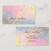 エレガントopal名刺 名刺 (正面/裏面)