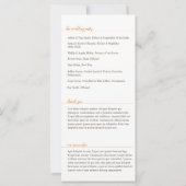 エレガントOrange Program、Caroline結婚's (裏面)
