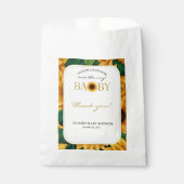 「エレガントOur Little Sunflower」赤ちゃんモダンシャワー フェイバーバッグ (正面)