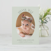 エレガントOval GreenBaby写真 案内状 (スタンド正面)