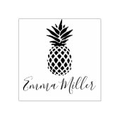 エレガントPineapple名前をカスタムする署名 ラバースタンプ (インプリント)