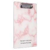 エレガントPink Marbleフェイクジョブのタイトル名テンプレート クリップボード (右)