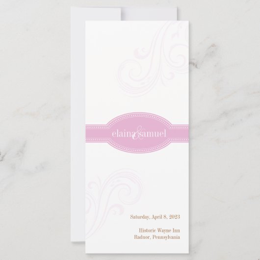 エレガントPink Program, Caroline's 結婚 Collection (正面)
