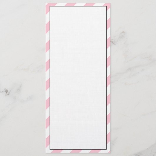 エレガントPink Scriptのメ結婚ニュー・カード メニュー (裏面)