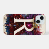"エレガントRロゴデザイン - iPhone/iPadケース" iPhone 15ケース (裏面横)
