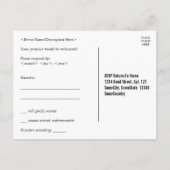 「エレガントR.S.V.P.」 ポストカード (裏面)